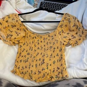 Floral crop top